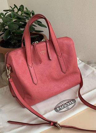 Шкіряна сумка fossil