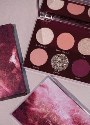 Палітра тіней dominique cosmetics unconditional palette 5.4 г4 фото