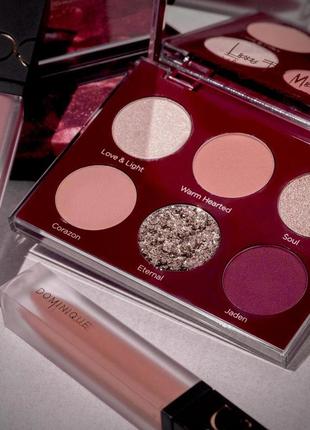 Палітра тіней dominique cosmetics unconditional palette 5.4 г7 фото