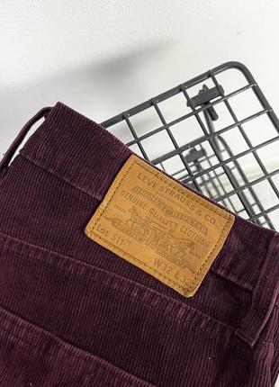 Штани levis 511 velveteen Des pants5 фото