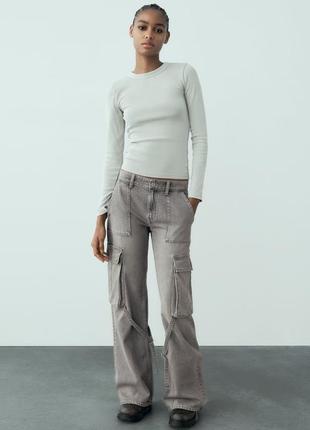 Крутые, мега стильные джинсы zara. размеры 38,42, 44, 46.2 фото