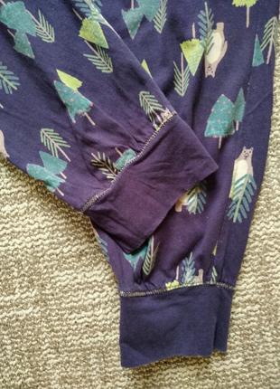Фіолетова піжама з ялинками3 фото