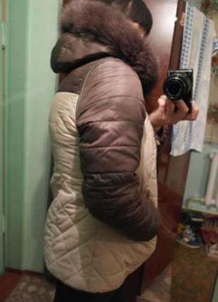 Отличная зимняя курточка пуховик ( можно и на осень и для беременных)3 фото