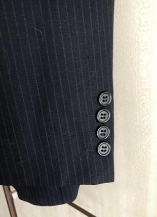 Піджак чорний вовняний4 фото