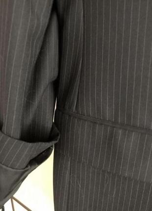 Піджак чорний вовняний6 фото