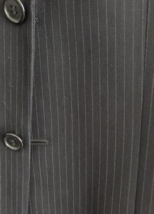 Піджак чорний вовняний3 фото