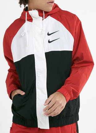 Nike men's sportswear swoosh woven jacket олімпійка/вітрівка