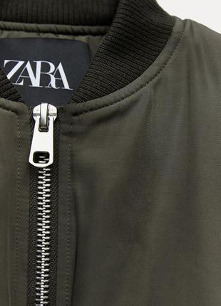 Укорочений бомбер zara7 фото