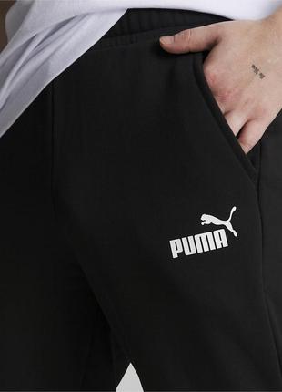 Чоловічі спортивні штани джогери puma на флісі оригінал4 фото