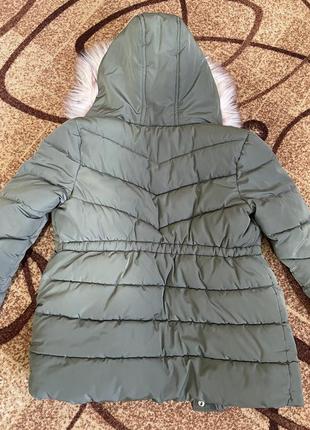 Теплая зимняя курточка на возраст 5-6 лет3 фото