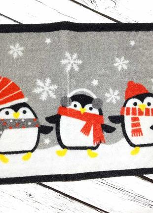 Ковер коврик новогодний под дверь коврик придверный