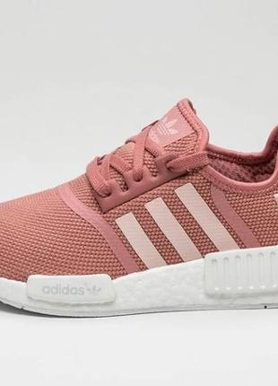 Кроссовки женские adidas nmd, розовые (адидас нмд, адидасы, кросівки)1 фото