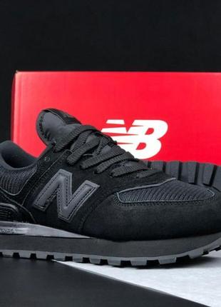 Мужские кроссовки new balance 574 classic черные