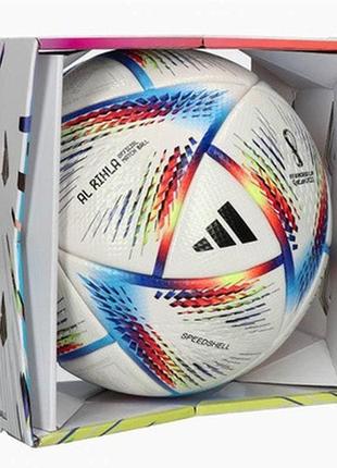 Мяч футбольный adidas 2022 world cup al rihla омв h57783 (размер 5)