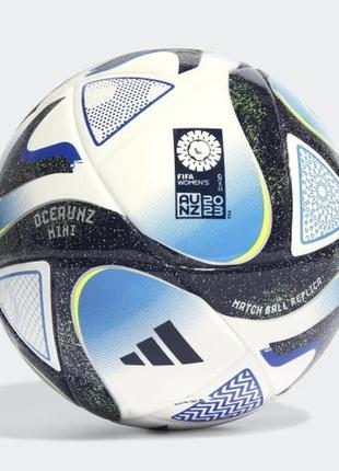 Мяч футбольный adidas oceaunz mini ht9012 (размер 1)1 фото