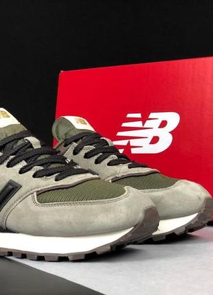 Чоловічі кросівки new balance 574 classic хакі