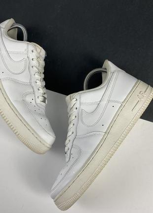 Кроссовки женские nike air force 1 low white original 39р кожа2 фото