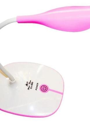 Акумуляторна лампа jx-880, 1200 ма·год, рожева, блакитна, зелена3 фото