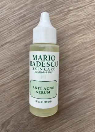 Mario badescu anti acne serum сыворотка анти акне против недостатков проблемной кожи3 фото
