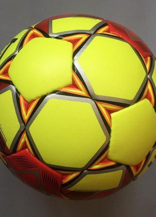 Мяч футбольный для детей select flash turf (размер 4)6 фото