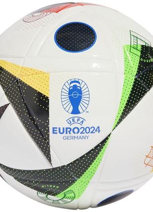 Мяч футбольный облегченный adidas euro24 fussballliebe league junior 350g in9376 (размер 5)