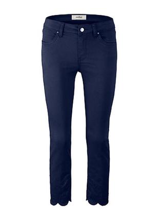 Капрі, бриджі, жіночі, темно-сині, tchibo, розмір 42, 44