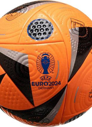 Мяч футбольный adidas euro24 fussballliebe winter omb in9382 (размер 5)3 фото