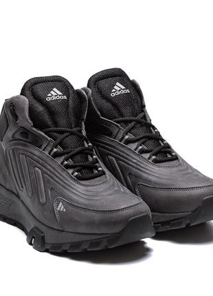 Мужские зимние ботинки adidas originals ozelia grey4 фото