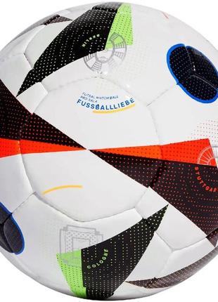 Мяч для футзала (мини-футбола) adidas fussballliebe euro 2024 pro sala in9364 (размер 4)2 фото