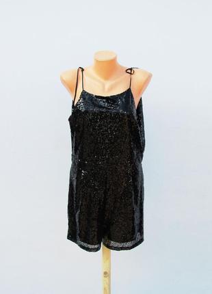 Boohoo костюм-шорты с бисером
