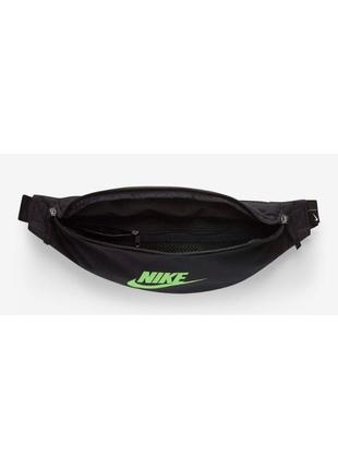 Сумка-бананка на пояс nike heritage hip pack ck0981-0146 фото