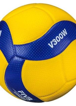 Мяч волейбольный mikasa v300w (размер 5)