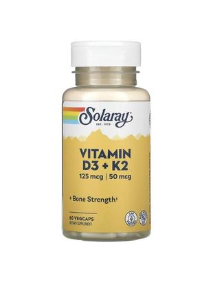 Vitamin d + k solaray 120 шт.