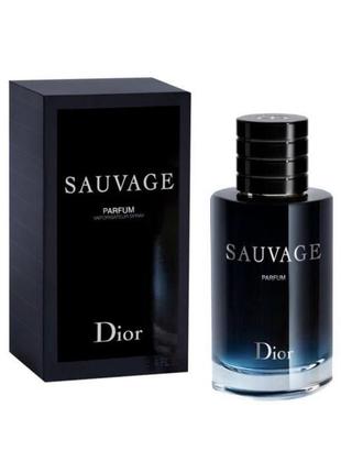 Чоловічі парфуми christian dior sauvage 100ml edp чоловіча парфумована вода (чоловічі парфуми кортиан діор сава)3 фото