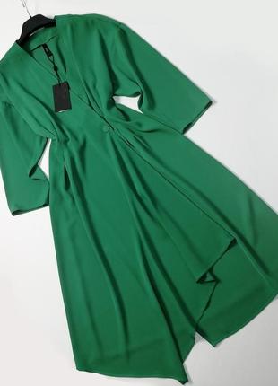 Новое зеленое платье с асимметрией по низу y.a.s