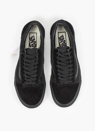 Чоловічі кросівки vans old skool black / ванс олд скул чорні4 фото