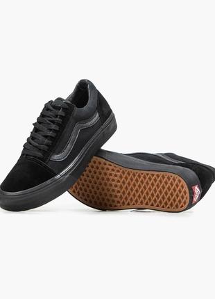 Мужские кроссовки vans old skool black / ванс олд скул черные6 фото