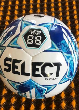 Мяч футбольный для детей select fusion (размер 4)4 фото