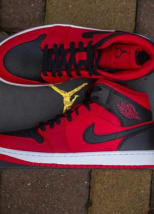 Nike air jordan 1 mid 44.5 / 28.5см кросівки jordan 4 5 6 jordan retro