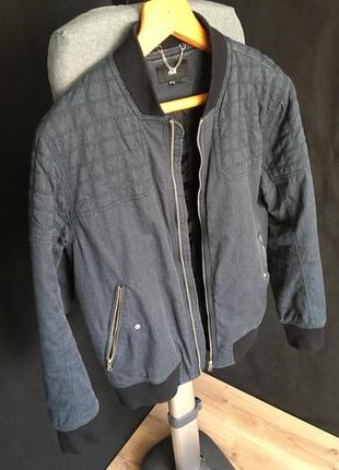 Куртка, бомбер h&m bomber jacket mens, размер: l