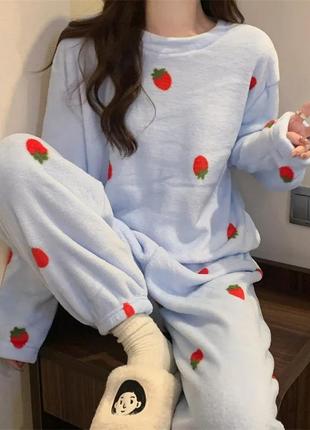 Пижамы женские махровые теплые, 42-48 размер4 фото
