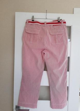 Стильні бавовняні брюки з ременем4 фото
