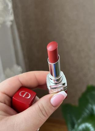 Зволожувальна губна помада dior rouge dior ultra rouge3 фото