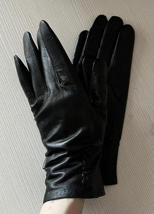 Нові рукавички зима (шкіра)1 фото
