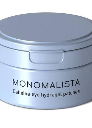 Гидрогелевые патчи c кофеином от отёков monomalista caffeine eye hydragel patches3 фото