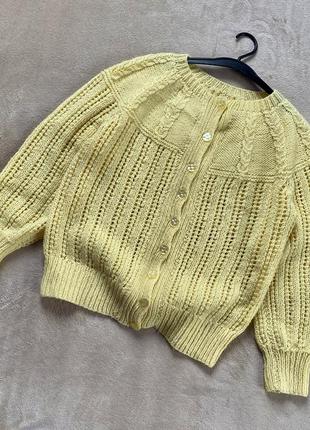 Кофта вʼязана жіноча, кардиган вʼязаний жіночий
