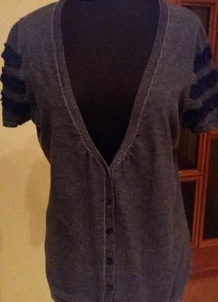 Кофта легкий кардиган бавовна трикотаж esprit раз.м-l