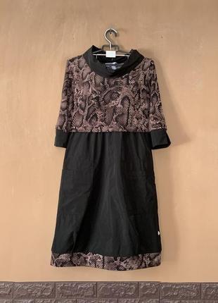 Платье платья аристократичного стиля новенький размер m с черным воротником одурманенного бренда joseph ribkoff1 фото