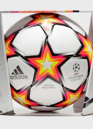Мяч футбольный adidas finale 21 pyrostorm omb gu0214 (размер 5)