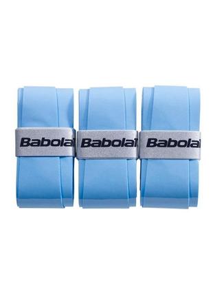 Намотка на ракетку babolat pro tour x3 653037/105 (3 шт.) синяя2 фото